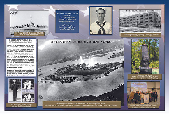 John Terrell • USS PERRY DMS17 • Pearl Harbor 7 December 1941